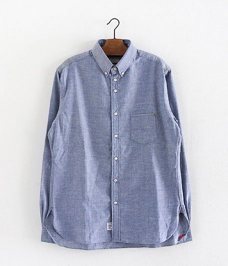  ANACHRONORM Reading Oxford B.D Shirt [INDIGO]