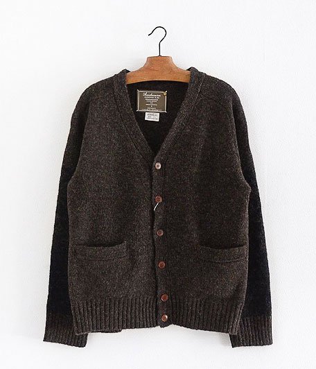  ANACHRONORM Clothing Shetland Jacquard Nordic Cardigan [Dk.BROWN]