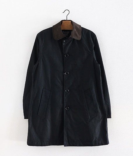  ANACHRONORM Clothing Waxed Soutien Collar Coat [BLACK]