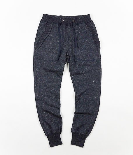  JIGSAW COTTON WOOL JERSEY SWEATPANTS [NAVY NEP]