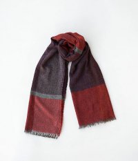  ANACHRONORM Clothing Stole Made in Italy [BURGUNDY]