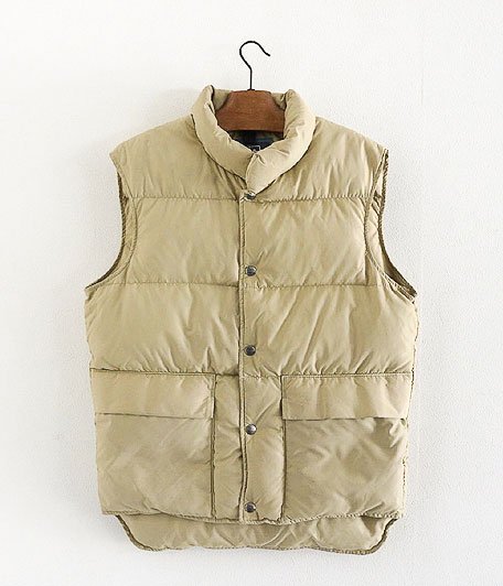 〔vintage〕Wool rich mix down vest