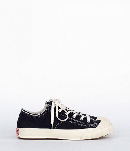  ANACHRONORM Reading PARADISE RUBEER Suede Athletics Shoes [NAVY]