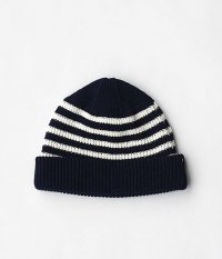  ANACHRONORM Clothing COTTON  Border Basic Knit Cap [NAVYWHITE]