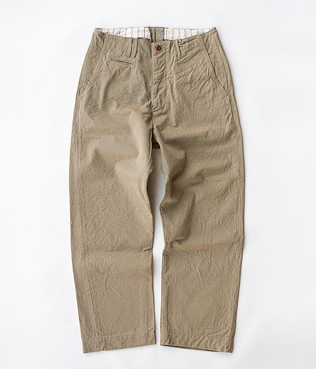 ANACHRONORM Reading Selvedge Chino Cloth Work Trousers BEIGE [One ...