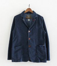  ANACHRONORM Clothing INDIGO Knit Like Work Lapel Jacket [ONE WASH]