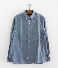  ANACHRONORM Reading Indigo Chambray B.D Shirt BOX Fit