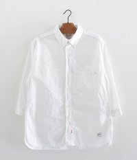  ANACHRONORM Clothing 3/4 Sleeve B.D Shirt Regular Fit [WHITE]