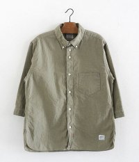  ANACHRONORM Clothing 3/4 Sleeve B.D Shirt Regular Fit [Lt.OLIVE]