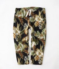  ANACHRONORM Clothing FLOWER Set-Up Eazy Pants [BLACK]