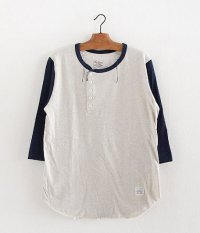  ANACHRONORM Clothing 3/4 Sleeve Under-shirt [NAVY]