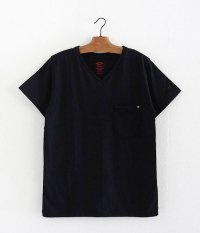  ANACHRONORM Standard V Neck Pocket T-shirt [BLACK]