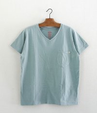  ANACHRONORM Standard V Neck Pocket T-shirt [EMERALD]