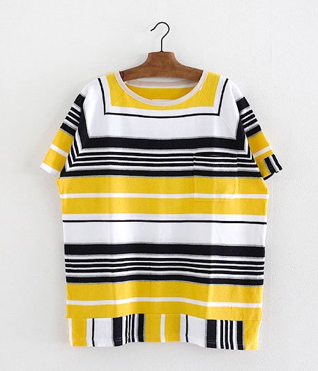  VOO GOOD COLOR BORDER TEE [YELLOW]