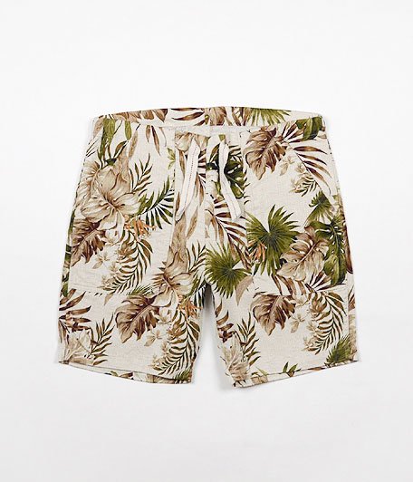  ANACHRONORM Clothing Flower Eazy Shorts [OFF WHITE]