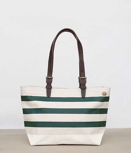  THE SUPERIOR LABOR Paint Tote Bag S [naturalgreenoff white]