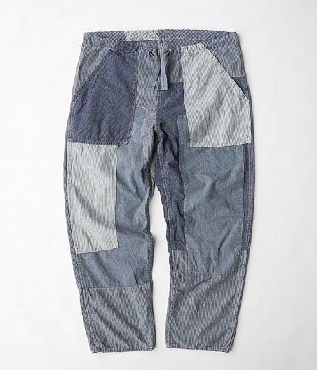  ANACHRONORM Clothing Patchwork Tapered Eazy Pants [INDIGO]