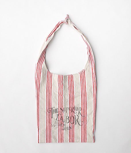  THE SUPERIOR LABOR Tie Shoulder Bag [stripe]