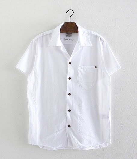  ANACHRONORM Clothing Knit Open Collar S/S Shirt [WHITE]