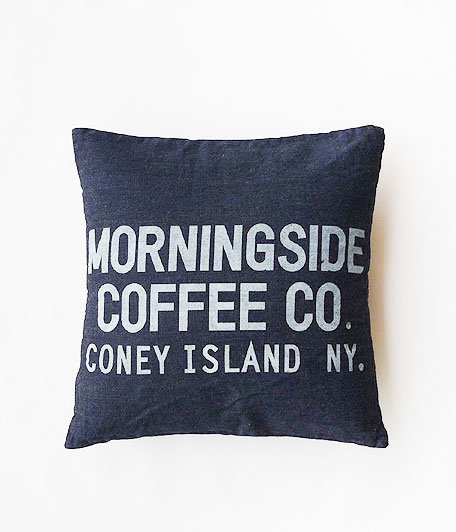  ANACHRONORM Reading MORNINGSIDE COFFEE AD. Cushion [One Wash / Pt DISCHARGE]