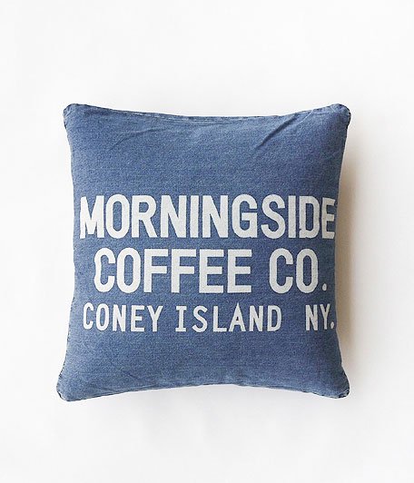  ANACHRONORM Reading MORNINGSIDE COFFEE AD. Cushion [Hard Wash / Pt DISCHARGE]