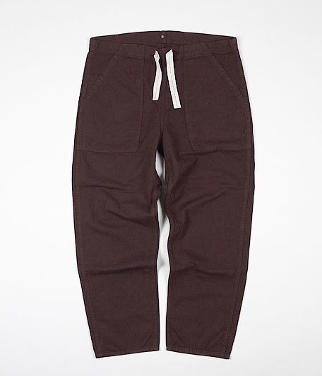  ANACHRONORM Clothing Tapered Eazy Pants [BURGUNDY]