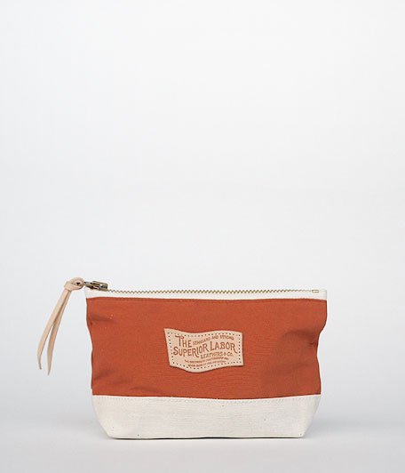  THE SUPERIOR LABOR Nylon Pouch S [orange]