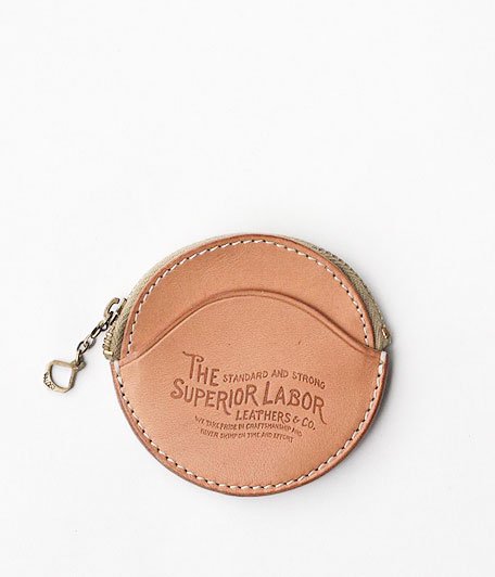  THE SUPERIOR LABOR Round Coin Case [natural]