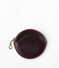  THE SUPERIOR LABOR Round Coin Case [brown]