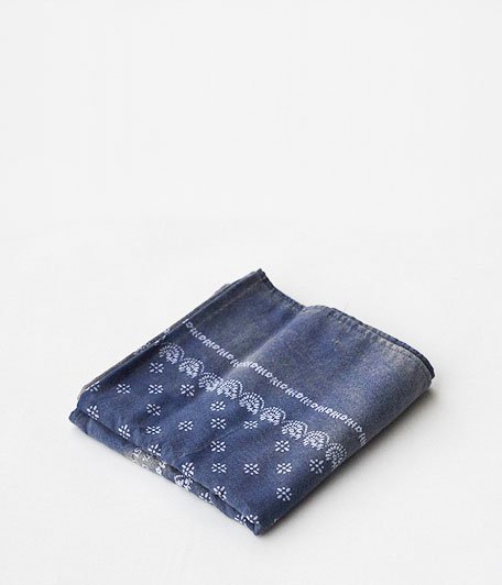  ANACHRONORM Clothing Tanned Discharge Bandana [NAVY]