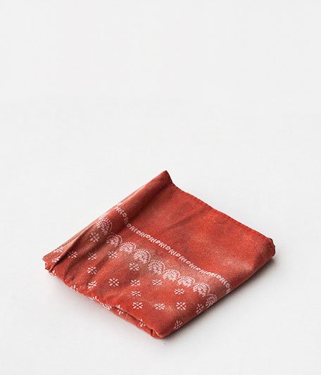  ANACHRONORM Clothing Tanned Discharge Bandana [RED]