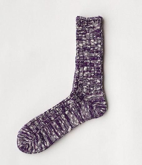  THE SUPERIOR LABOR Melange Sox [purple]