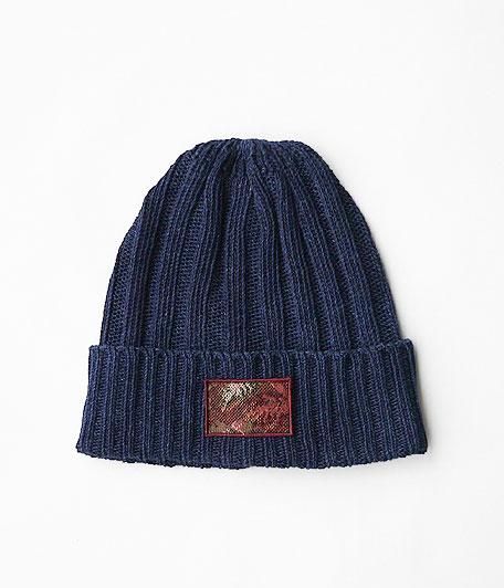 VOO INDIGO RIB BEANIE [LIGHT INDIGO]