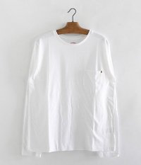  ANACHRONORM Standard C Neck Pocket  L/S T-shirt [WHITE]