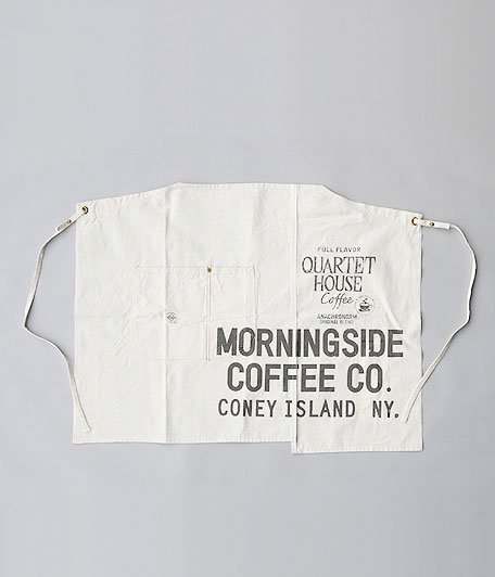  ANACHRONORM Reading MORNINGSIDE COFFEE Short Apron [One Wash]