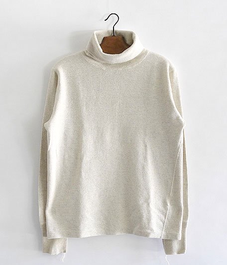  ANACHRONORM Clothing Waffle Face Turtle Neck Under-Shirt [OFF WHITE]