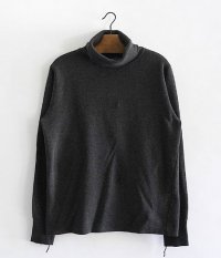  ANACHRONORM Clothing Waffle Face Turtle Neck Under-Shirt [C.GRAY]