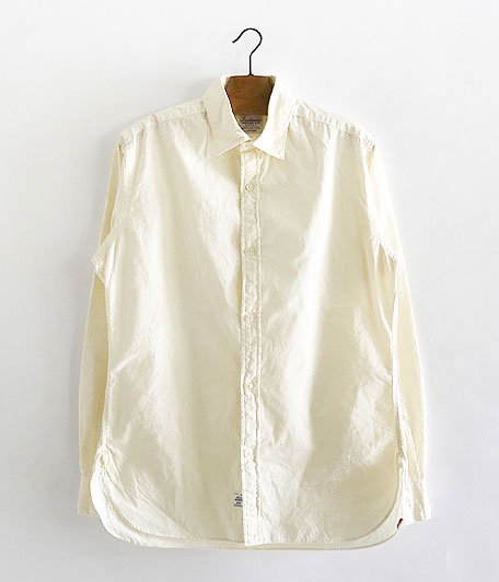  ANACHRONORM Stitch Cuff Broad Shirt [CREAM]