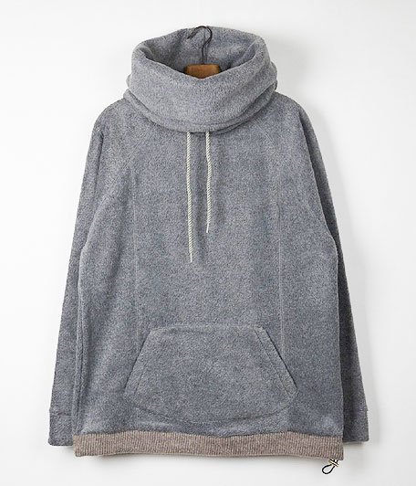 VOO FLEECE TURTLE HOODY [GRAY] - Fresh Service NECESSARY or