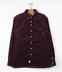  ANACHRONORM Clothing 14W Corduroy B.D Shirt [BORDEAUX]