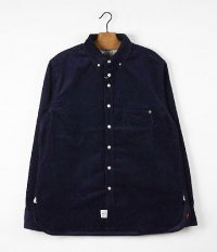  ANACHRONORM Clothing 14W Corduroy B.D Shirt [NAVY]