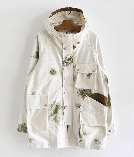 ANACHRONORM Clothing SNOW CAMO Field Hooded Jacket [OFF WHITE