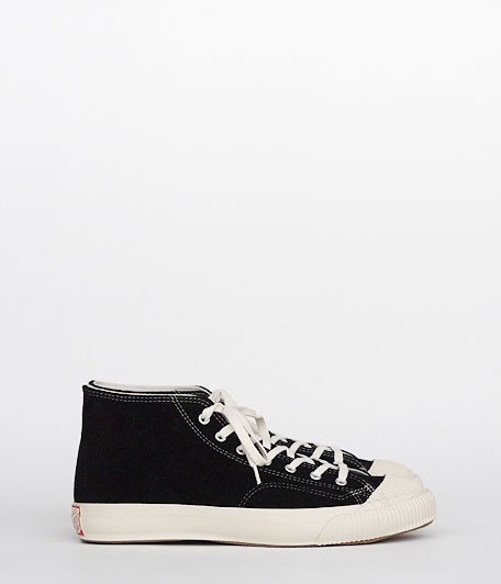  ANACHRONORM Reading PARADISE RUBEER Athletics Shoes MID OFF WHITE SOLE [BLACK]