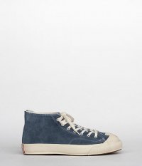  ANACHRONORM Reading PARADISE RUBEER Athletics Shoes MID OFF WHITE SOLE [BLUE]