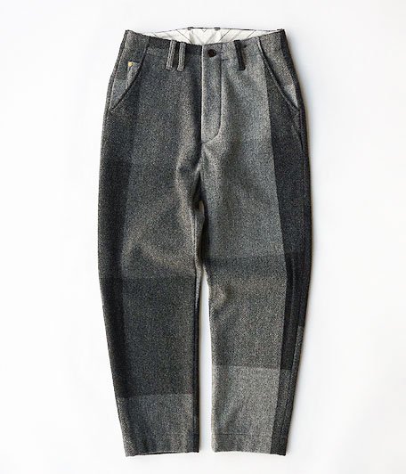  ANACHRONORM Clothing Patchwork Wool Work Trousers [GRAY]