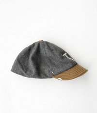  ANACHRONORM Clothing BEAT INITIAL CAPS by DECHO [KHAKI/GRAY 