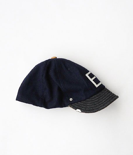  ANACHRONORM Clothing BEAT INITIAL CAPS by DECHO [C.GRAY/NAVY 