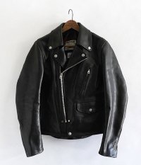  ANACHRONORM Reading Horsehide Motorcycle Jacket [BLACK]