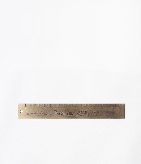  THE SUPERIOR LABOR 15cm Brass Ruler