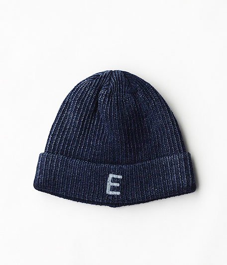  ANACHRONORM BEAT Initial Knit Cap By DECHO [INDIGO 